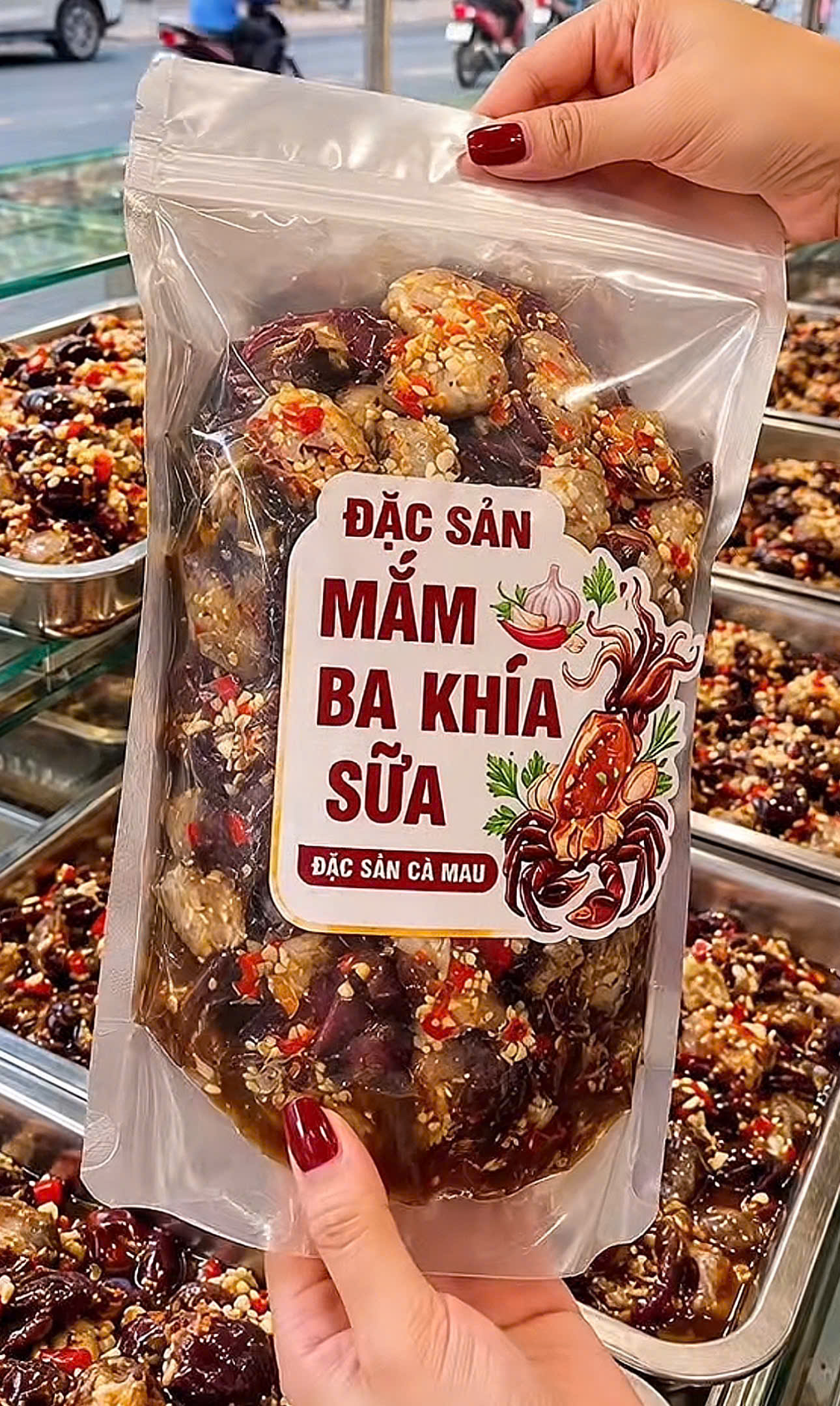 Mắm Ba Khía Sữa Cà Mau Chuẩn Vị Đậm Đà – Túi 500g Tiện Lợi
