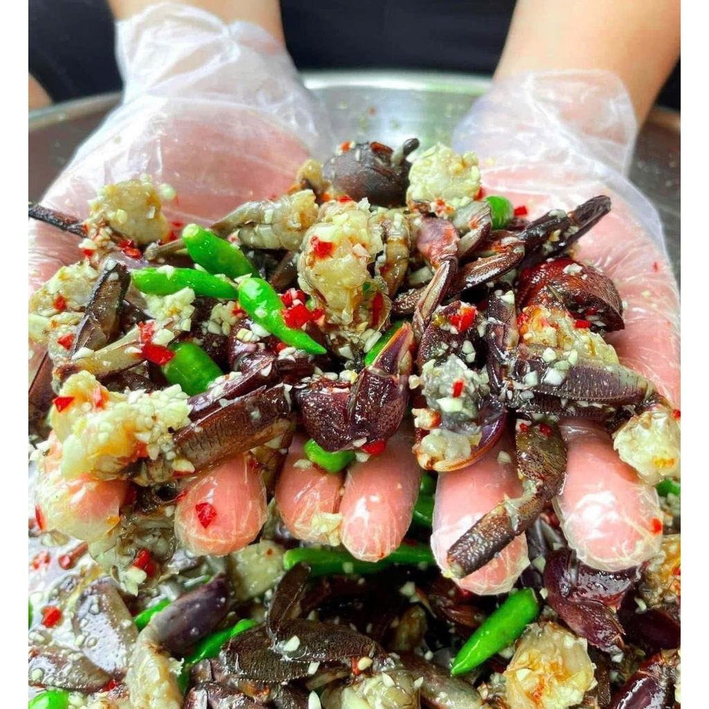Mắm Ba Khía Sữa Cà Mau Trộn Sẵn Tỏi Ớt Chua Cay 700g